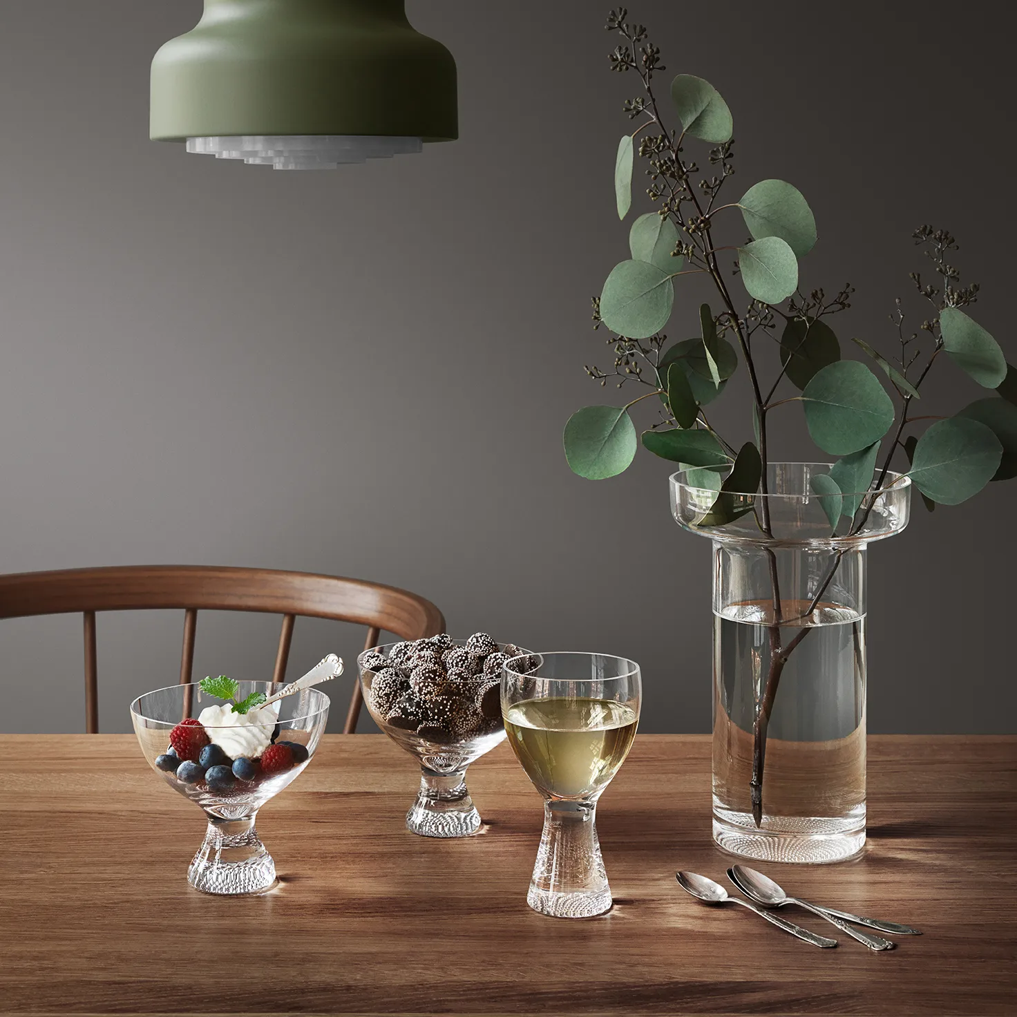 Kosta Boda | コスタボダ からのLimelight Rose 花瓶 23 cm