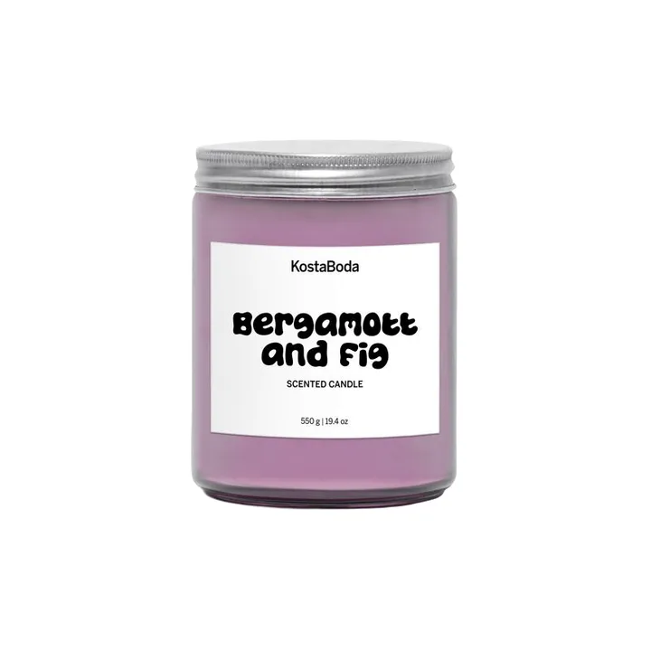 Mind センティッドキャンドル - Bergamott & Fig, 550 g - Kosta Boda | コスタボダ