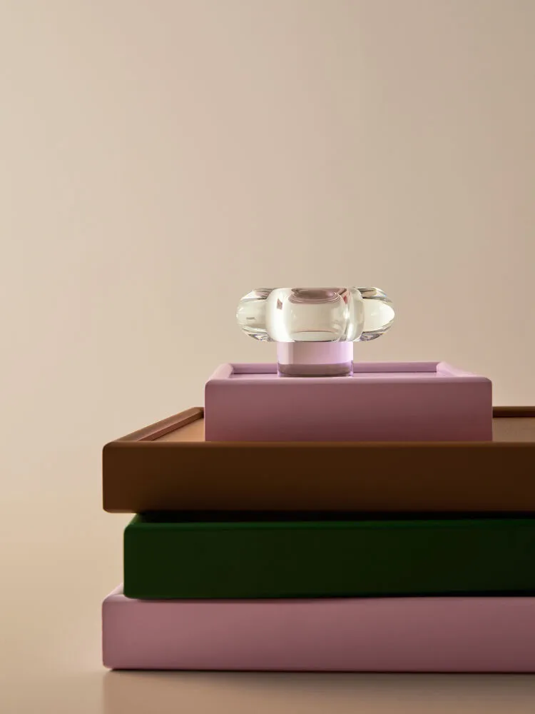 Orion ティーライトホルダー Ø11x6,3 cm, Pink Kosta Boda | コスタボダ