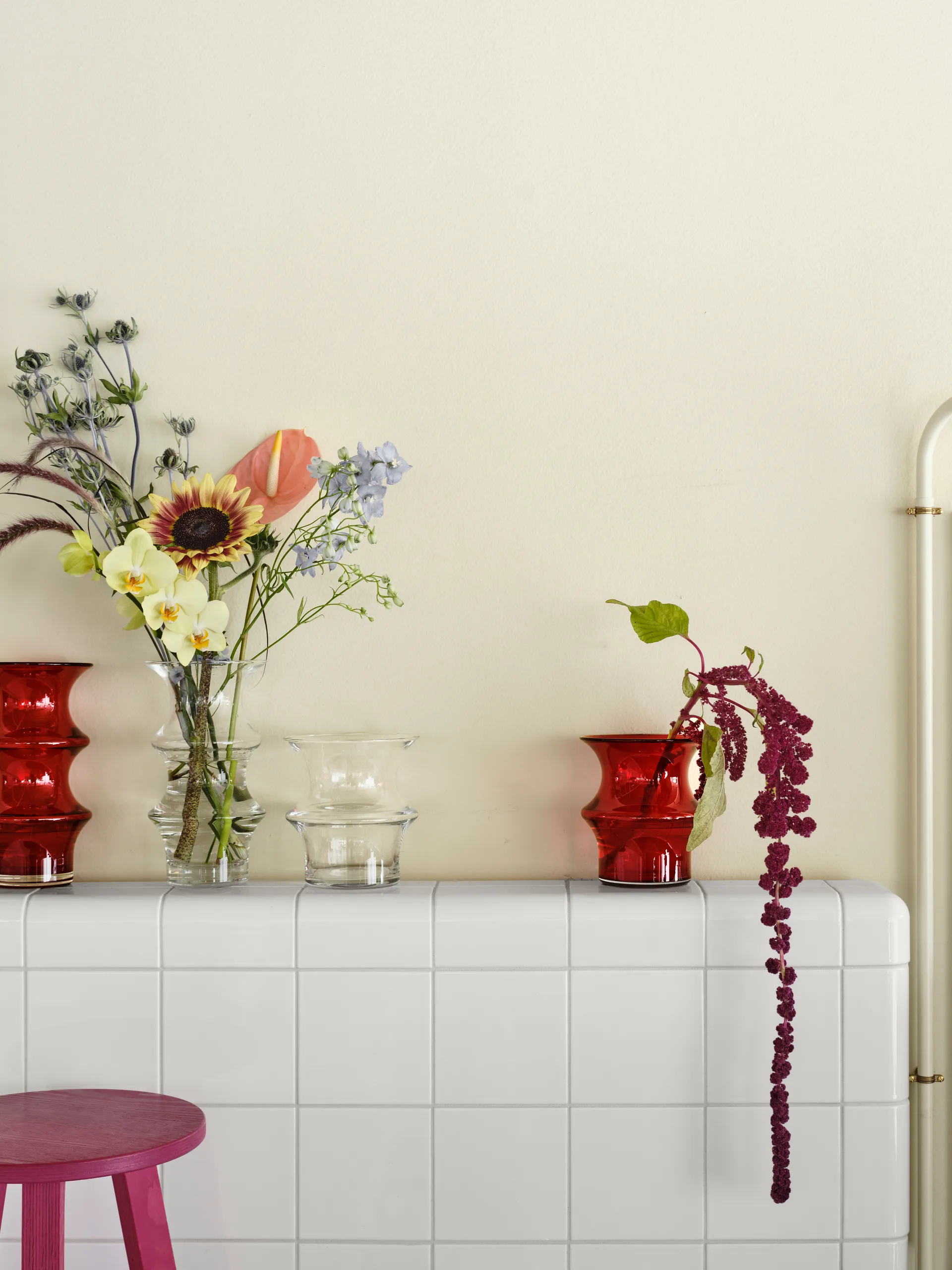 Pagod 花瓶 25.5 cm, Red Kosta Boda | コスタボダ