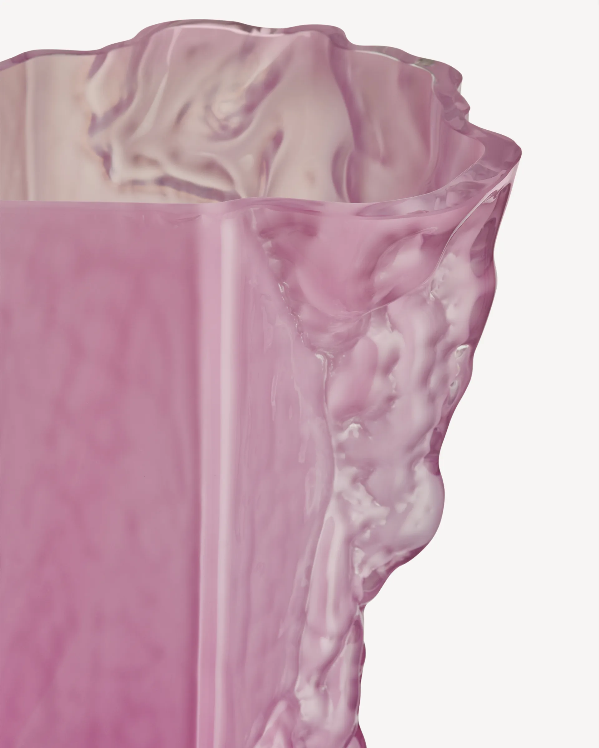 Rocky Baroque 花瓶 35 cm, Cool pink Kosta Boda | コスタボダ