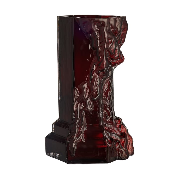 Rocky Baroque 花瓶 35 cm - Oxblood - Kosta Boda | コスタボダ