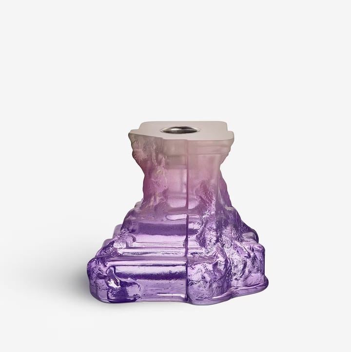 Rocky Baroque キャンドルスティック 95 mm, Lilac Kosta Boda | コスタボダ