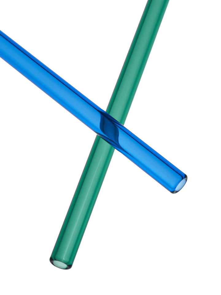 Sipsavor ストロー 200 mm 2個セット, Blue-green Kosta Boda | コスタボダ