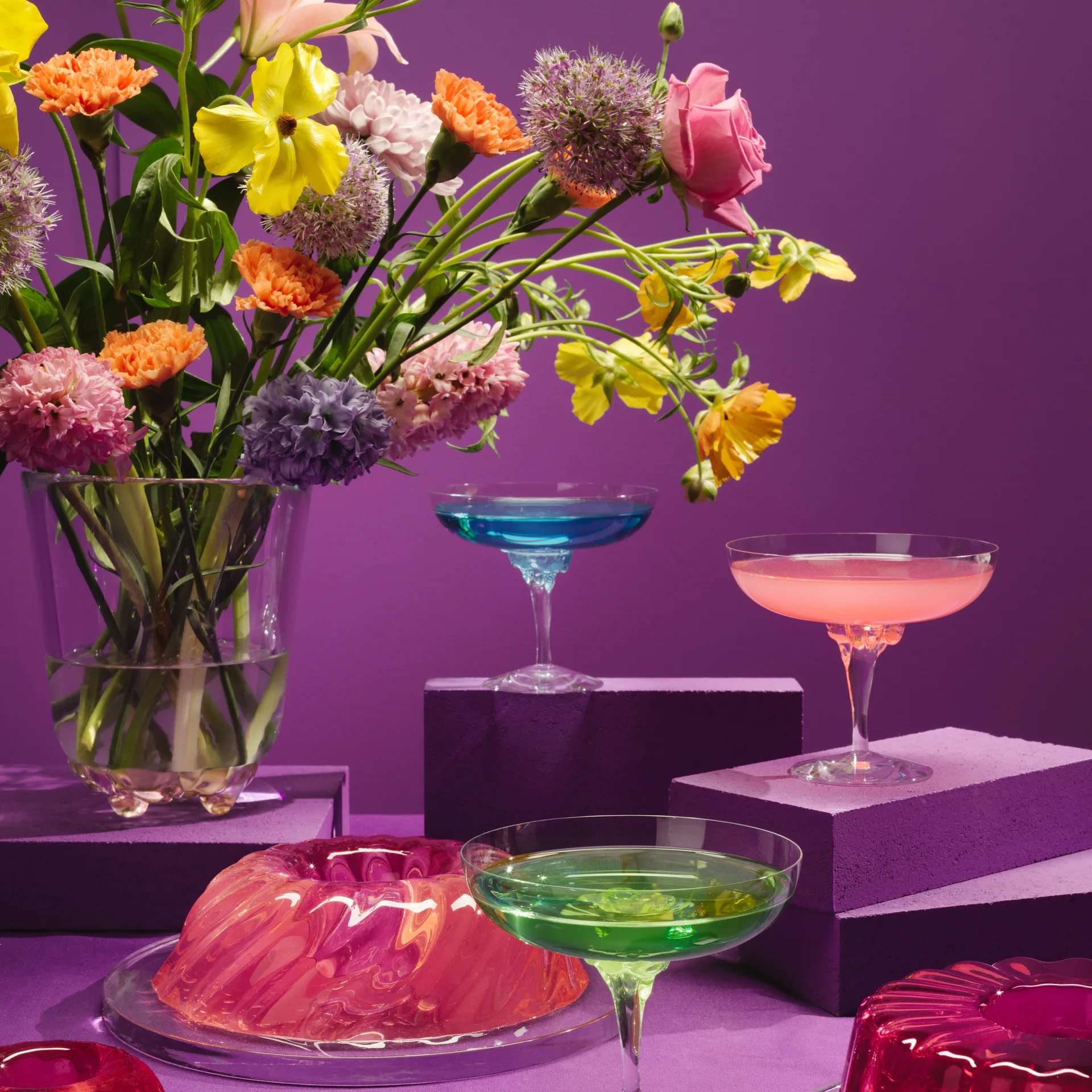 Sugar Dandy coupe グラス 32 cl, blue Kosta Boda | コスタボダ