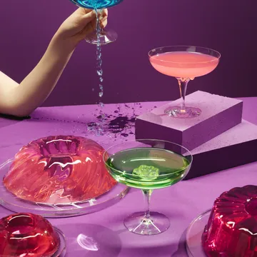 Sugar Dandy coupe グラス 32 cl - green - Kosta Boda | コスタボダ