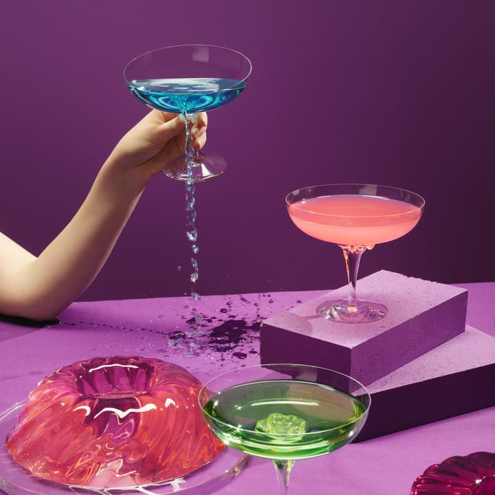 Sugar Dandy coupe グラス 32 cl, pink Kosta Boda | コスタボダ