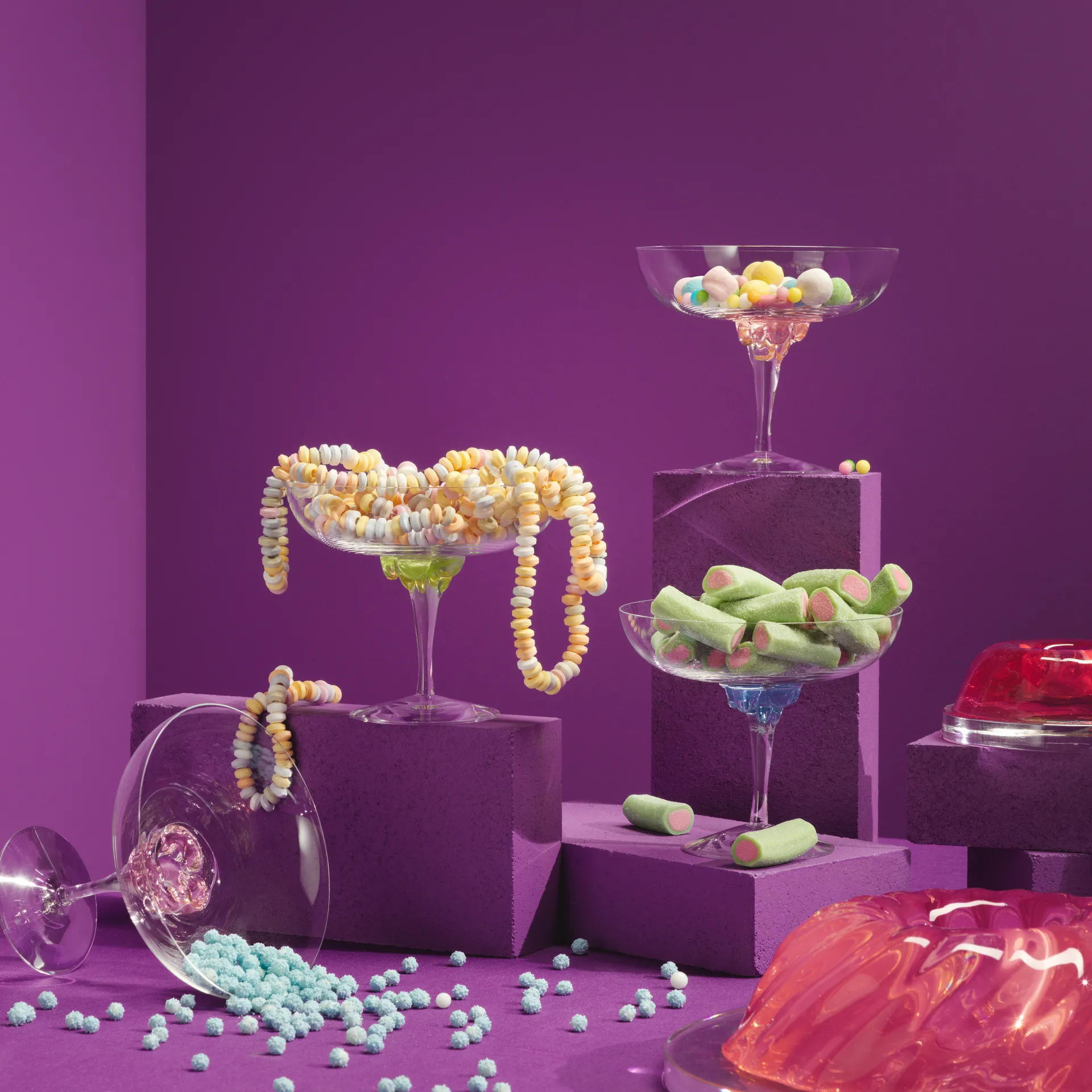 Sugar Dandy coupe グラス 32 cl, pink Kosta Boda | コスタボダ