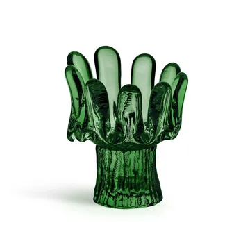 Sunflower キャンドルホルダー 11.5 cm - Emerald green - Kosta Boda | コスタボダ
