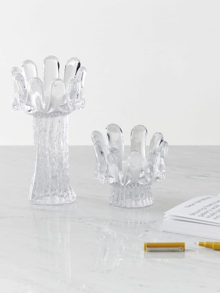 Sunflower キャンドルホルダー 9.2 cm, Clear Kosta Boda | コスタボダ