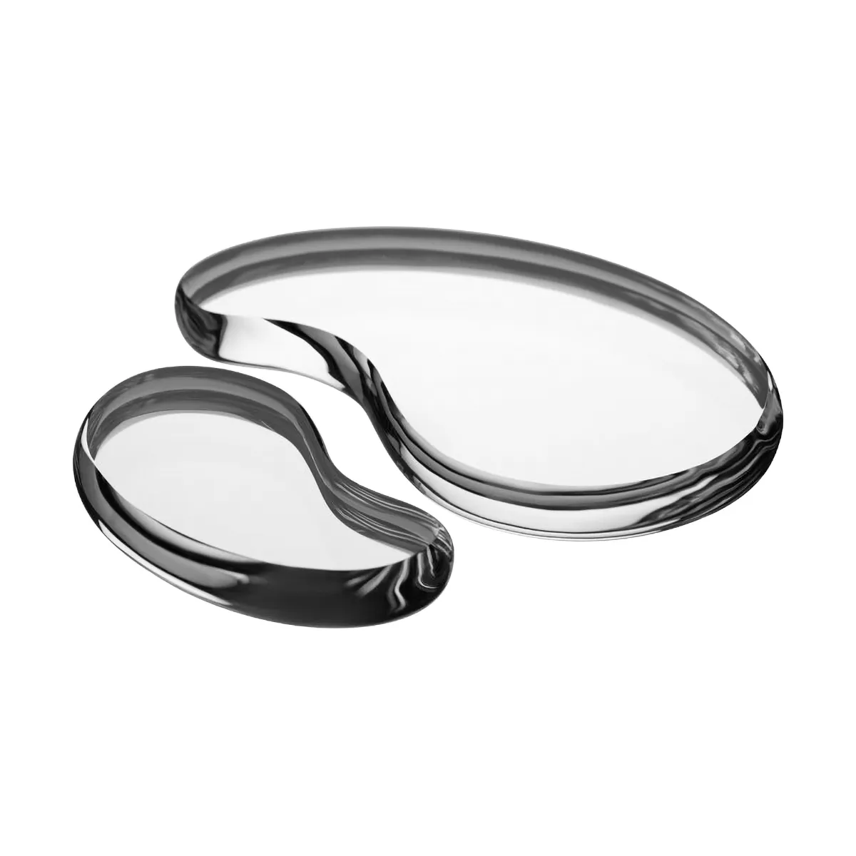 Tears of joy デコラティブオブジェ 2点セット, Silver Kosta Boda | コスタボダ