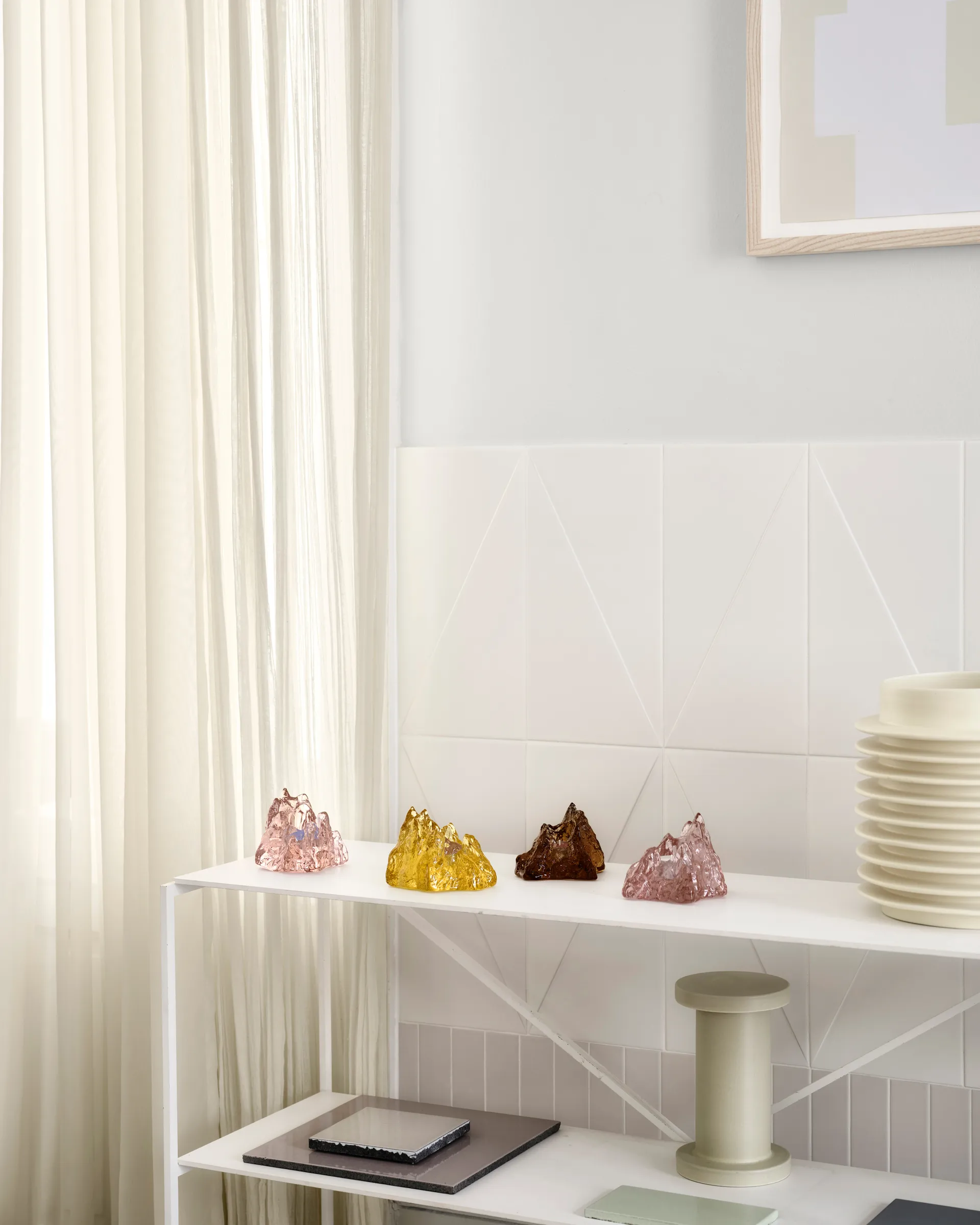 The Rock ボーティブ 91 mm, Amber Kosta Boda | コスタボダ