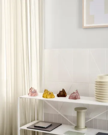 The Rock ボーティブ 91 mm - Amber - Kosta Boda | コスタボダ