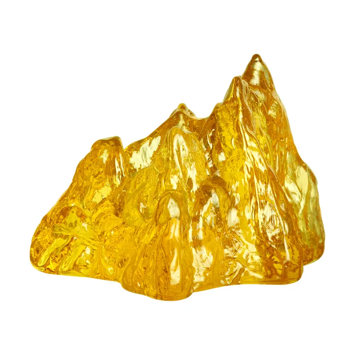 The Rock ボーティブ 91 mm - Yellow - Kosta Boda | コスタボダ