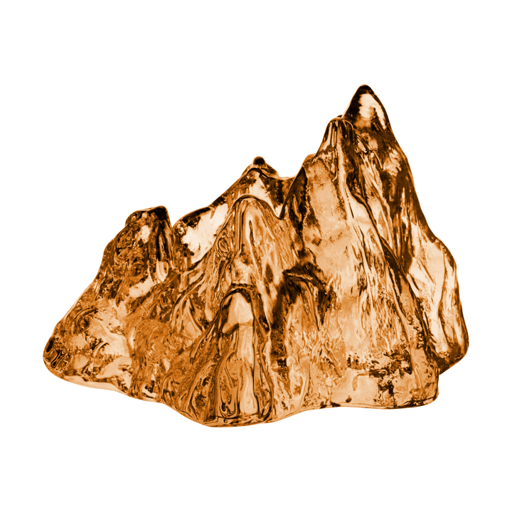 The Rock votive 91 mm - Amber - Kosta Boda | コスタボダ