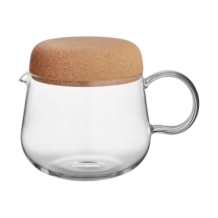 Viva コルク蓋付きティーポット 1.2 L, Clear Kosta Boda | コスタ�ボダ