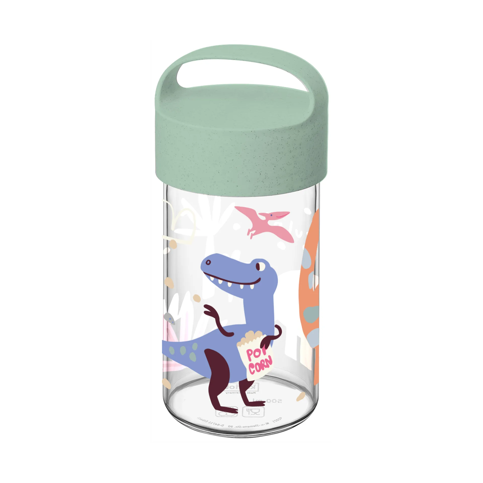 Buddy Snack 水筒 50 cl, Dinosaur Koziol