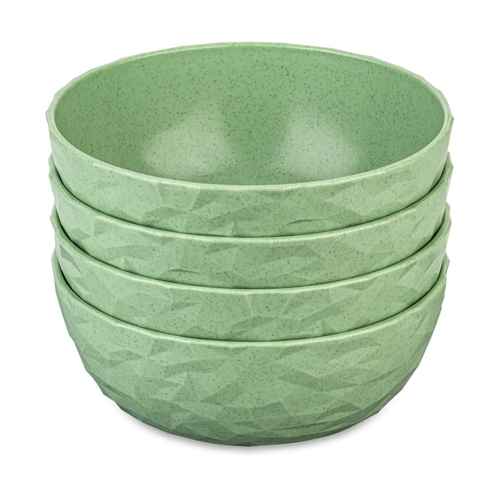 Club ボウル Ø16.2 cm 4個セット バイオサーキュラー熱可塑性プラスチック製 - Nature leaf green - Koziol