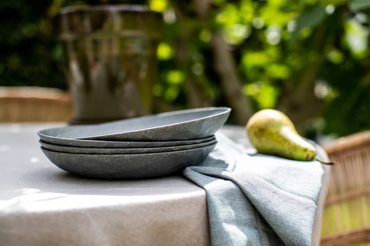Club ディーププレート Ø22 cm 4枚セット バイオサーキュラー熱可塑性プラスチック製, Nature ash grey Koziol