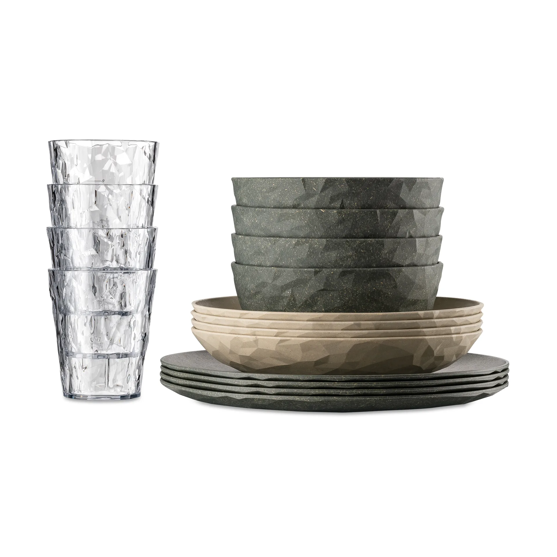 Club Göteborg 16点セット バイオサーキュラー熱可塑性プラスチック製, Multi Koziol