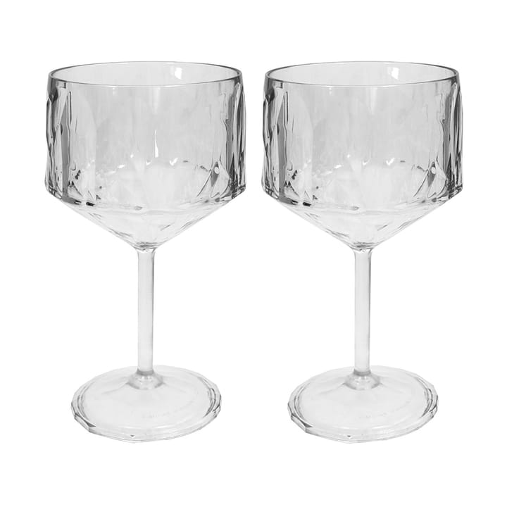 Club No. 15  ドリンキンググラス プラスチック製 40 cl 2パック, Crystal clear Koziol