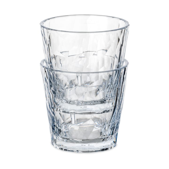 Club No. 22 プラスチック タンブラーグラス 25 cl 2本, Crystal clear Koziol