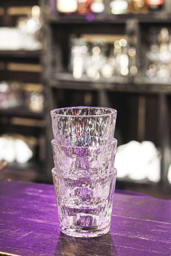 Club No. 22 プラスチック タンブラーグラス 25 cl 2本, Crystal clear Koziol