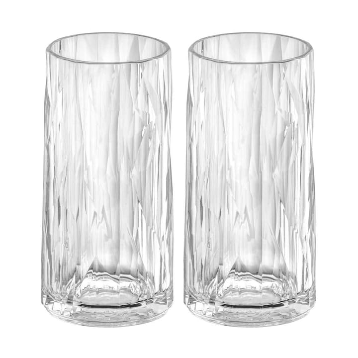 Club No. 8 ドリンキンググラス プラスチック製  30 cl 2パック, Crystal clear Koziol
