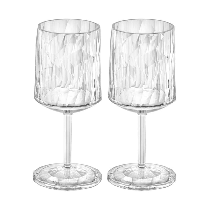 Club No. 9 プラスチック製 ワイングラス 20 cl 2本, Crystal clear Koziol