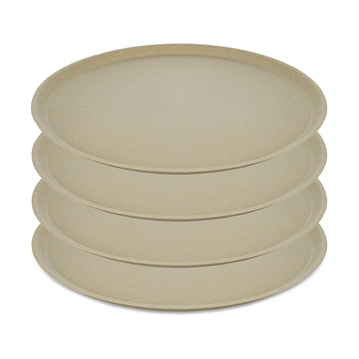 Connect プレート Ø25.5 cm 4-pack - Natural desert sand - Koziol