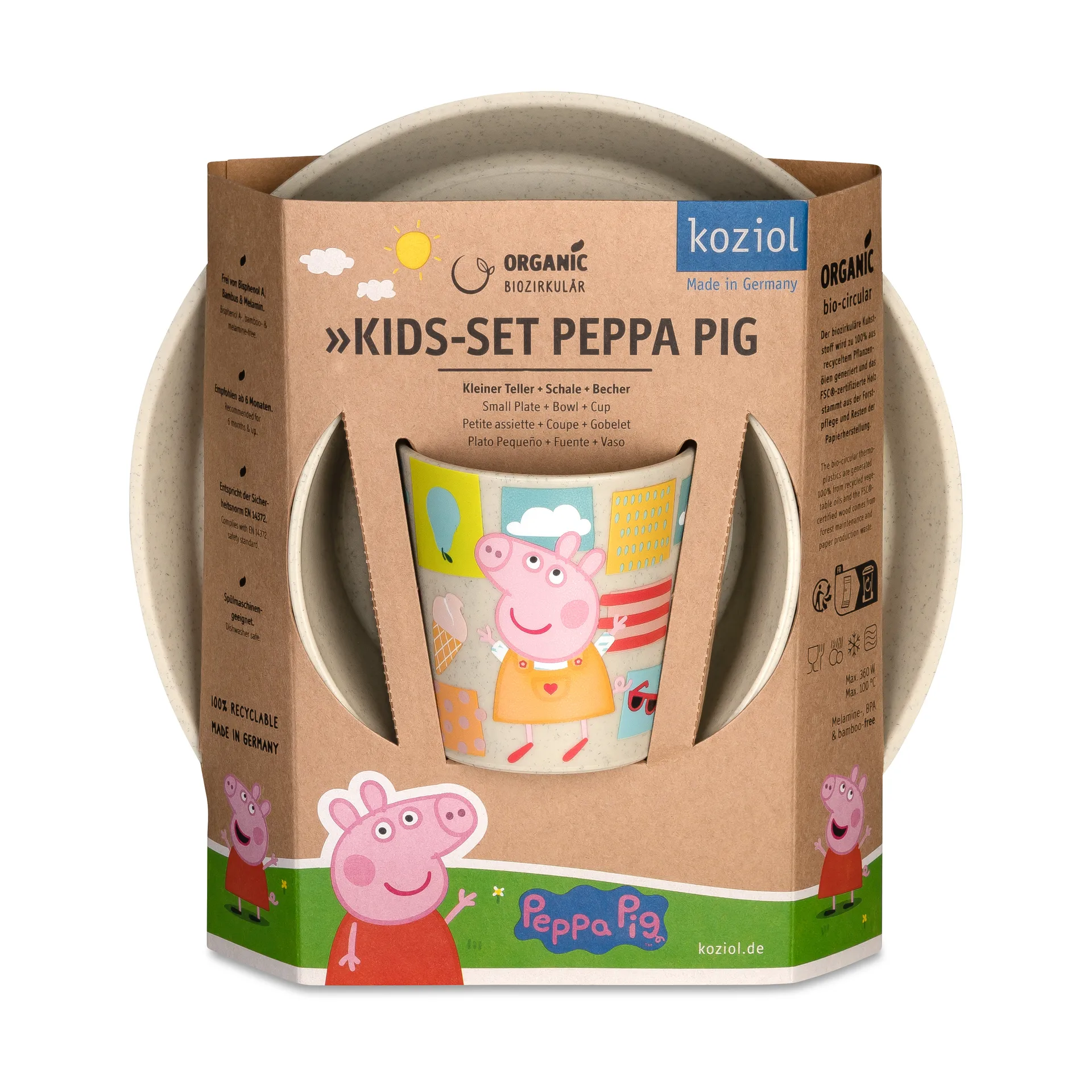 Connect 子供用食器 3点セット, Greta Pig Koziol