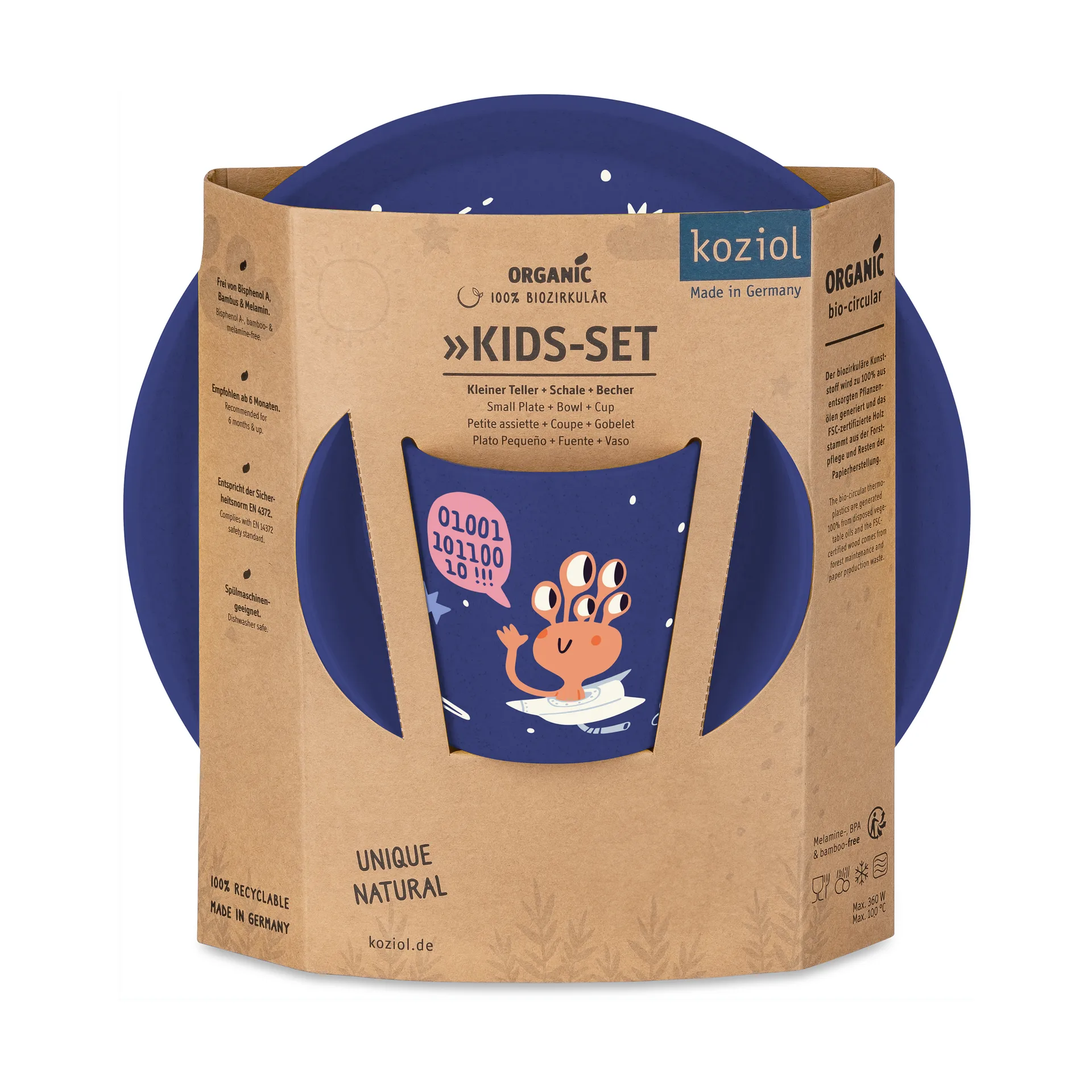 Connect 子供用食器 3点セット, Space Koziol