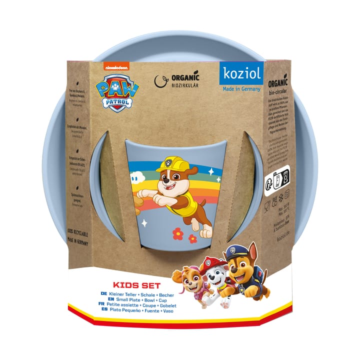 Connect Paw Patrol 子供用ディナーウェアセット 3ピース - Blue - Koziol