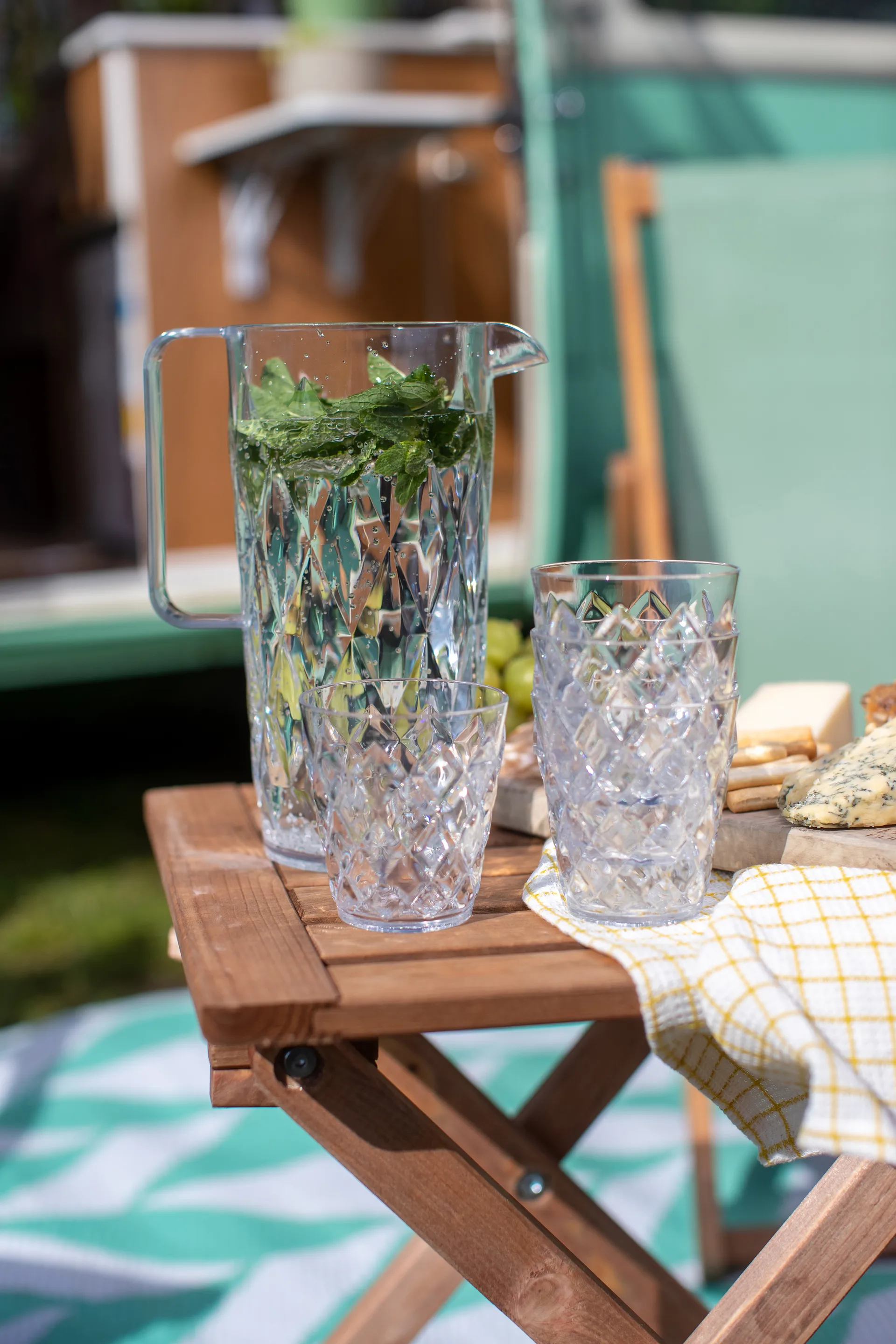 Crystal カラフェ 4本, Crystal clear Koziol