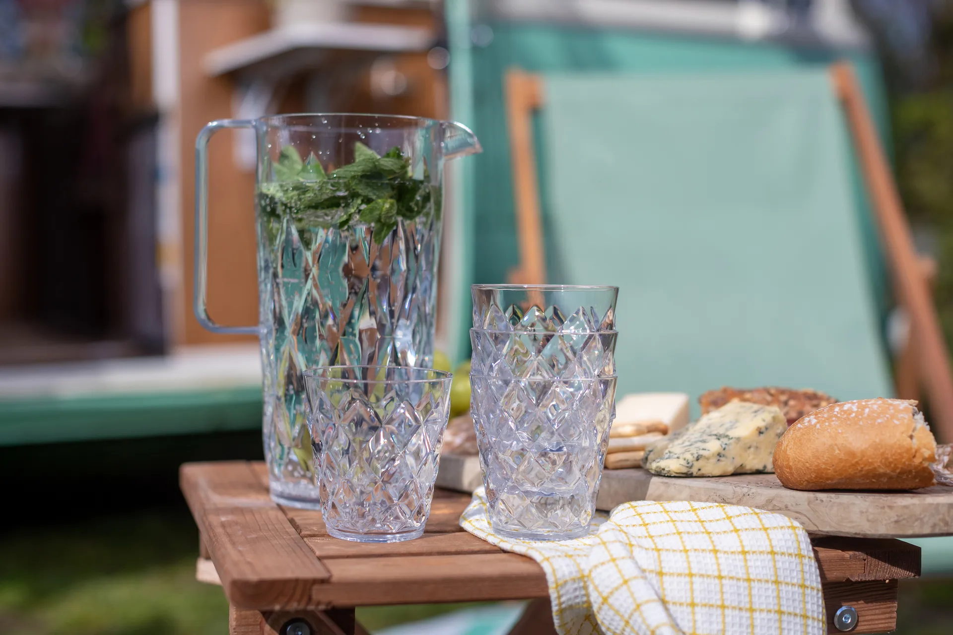 Crystal カラフェ 4本, Crystal clear Koziol