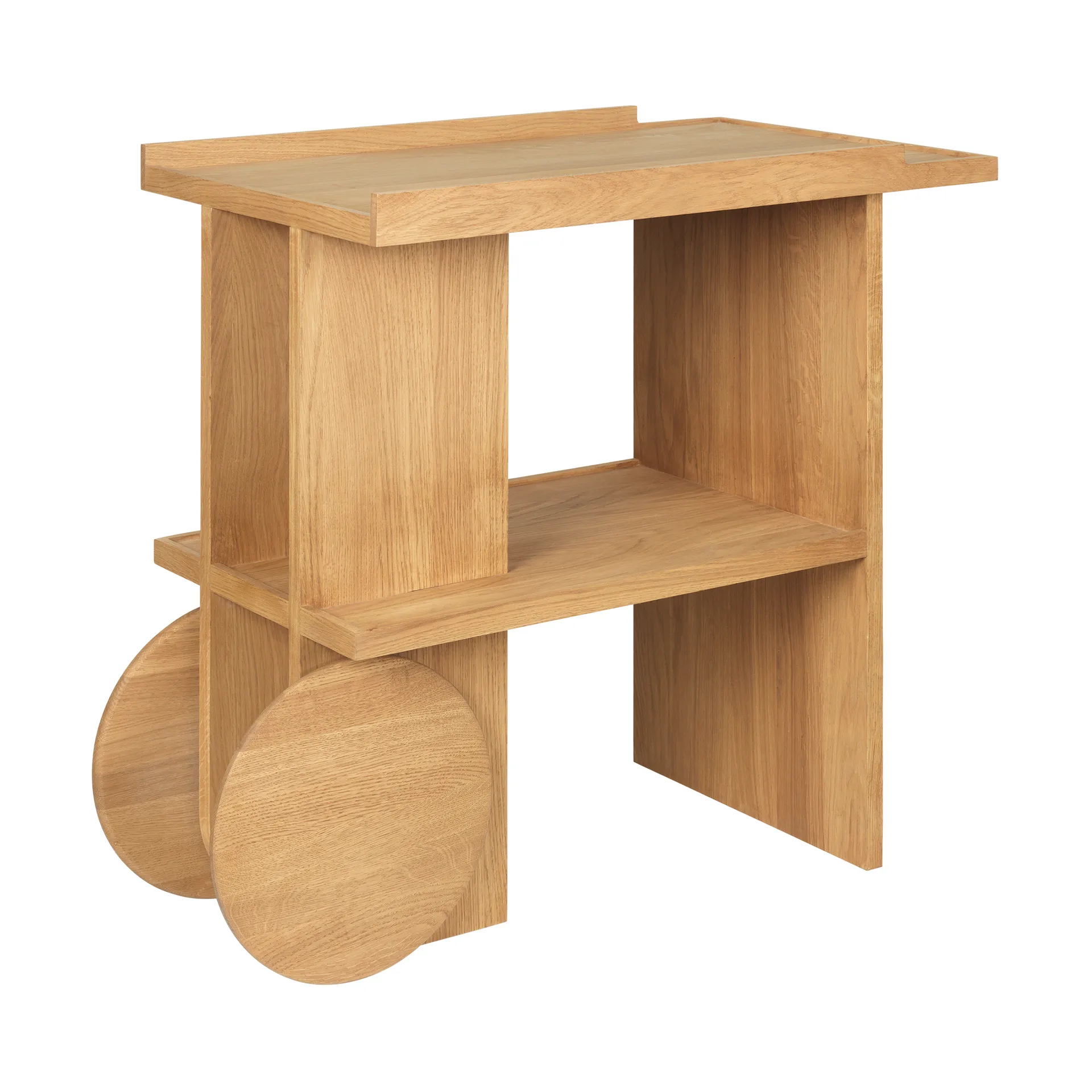 Axis サイドテーブル 42x80 cm, Warm lacquered oak Kristina Dam Studio