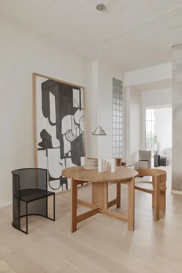 Collector チェア - Warm lacquered oak-walnut - Kristina Dam Studio