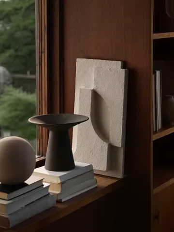 Serif Relief ウォールデコレーション S - Off white - Kristina Dam Studio