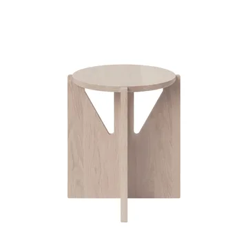 Stool ラウンド スツール - Oak, Ø36x42 cm - Kristina Dam Studio