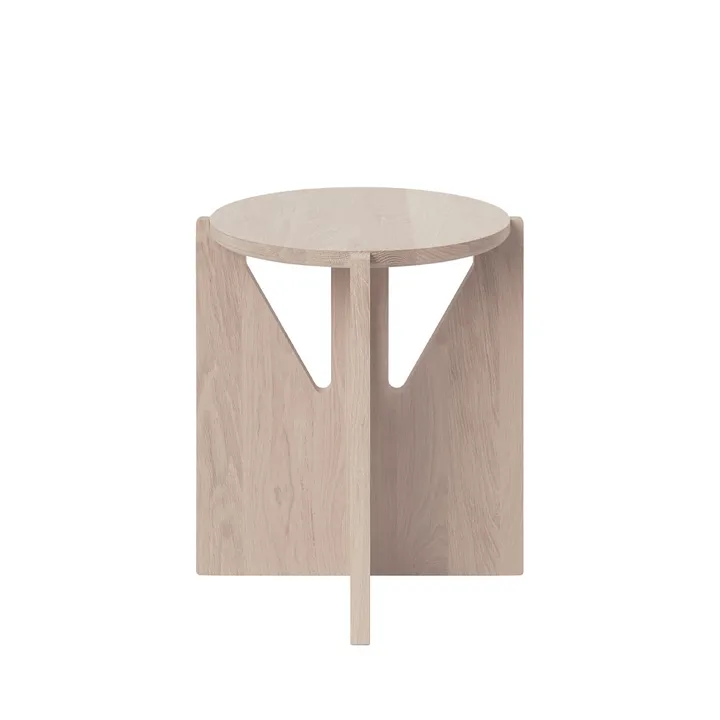 Stool ラウンド スツール - Oak, Ø36x42 cm - Kristina Dam Studio