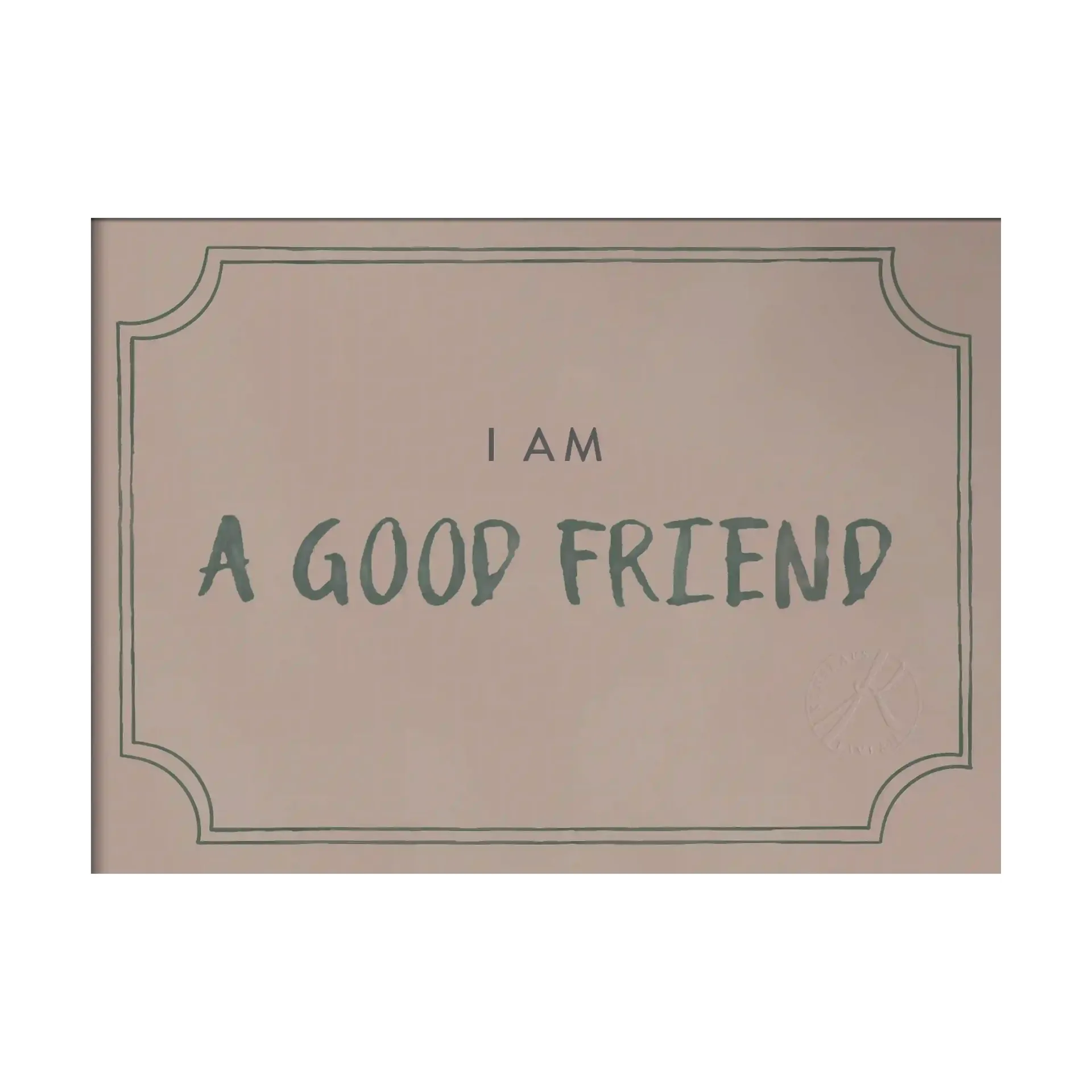 Good friend diploma ポスター 21x30 cm, Dusty rose Kunskapstavlan®