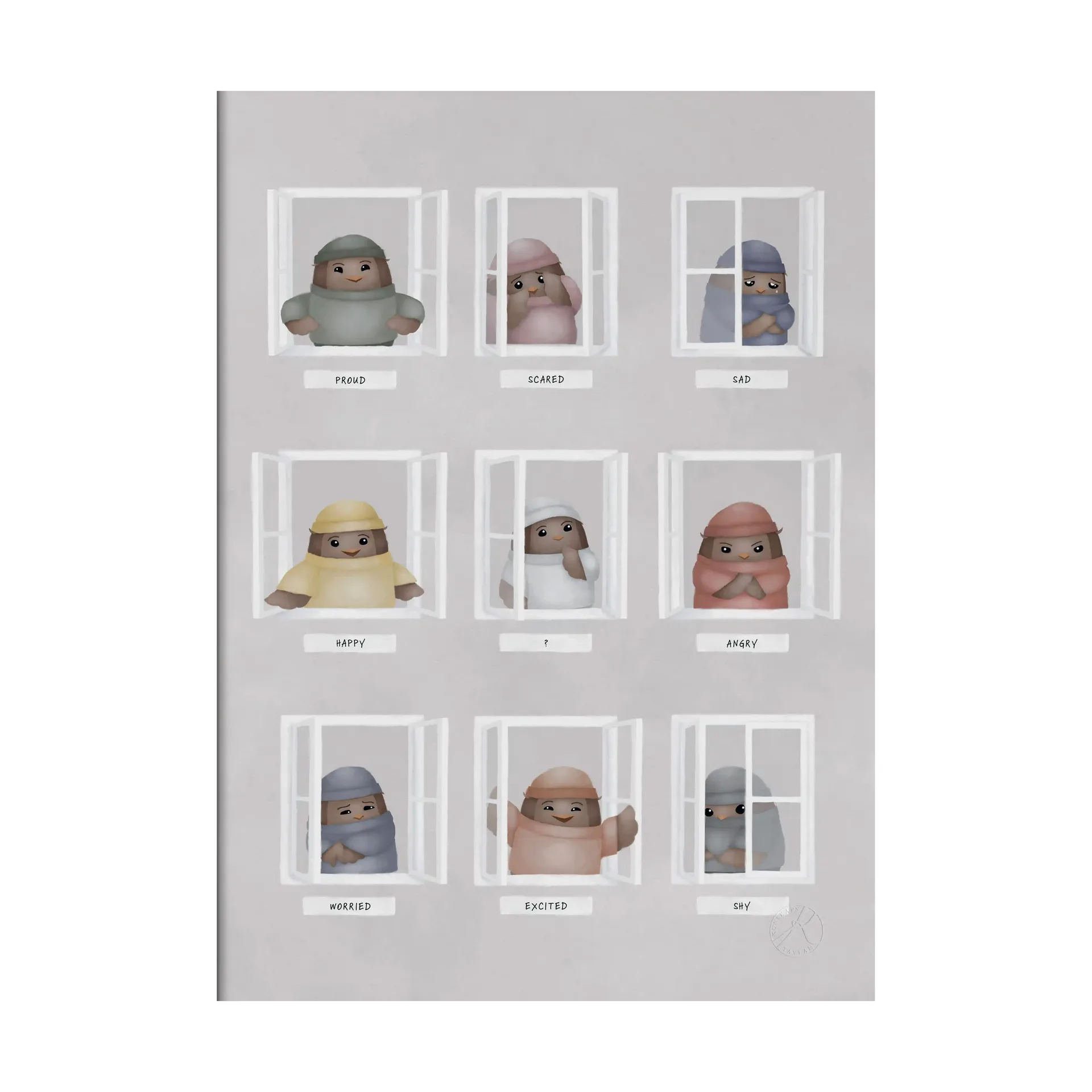 My feelings ポスター, 30x40 cm Kunskapstavlan®