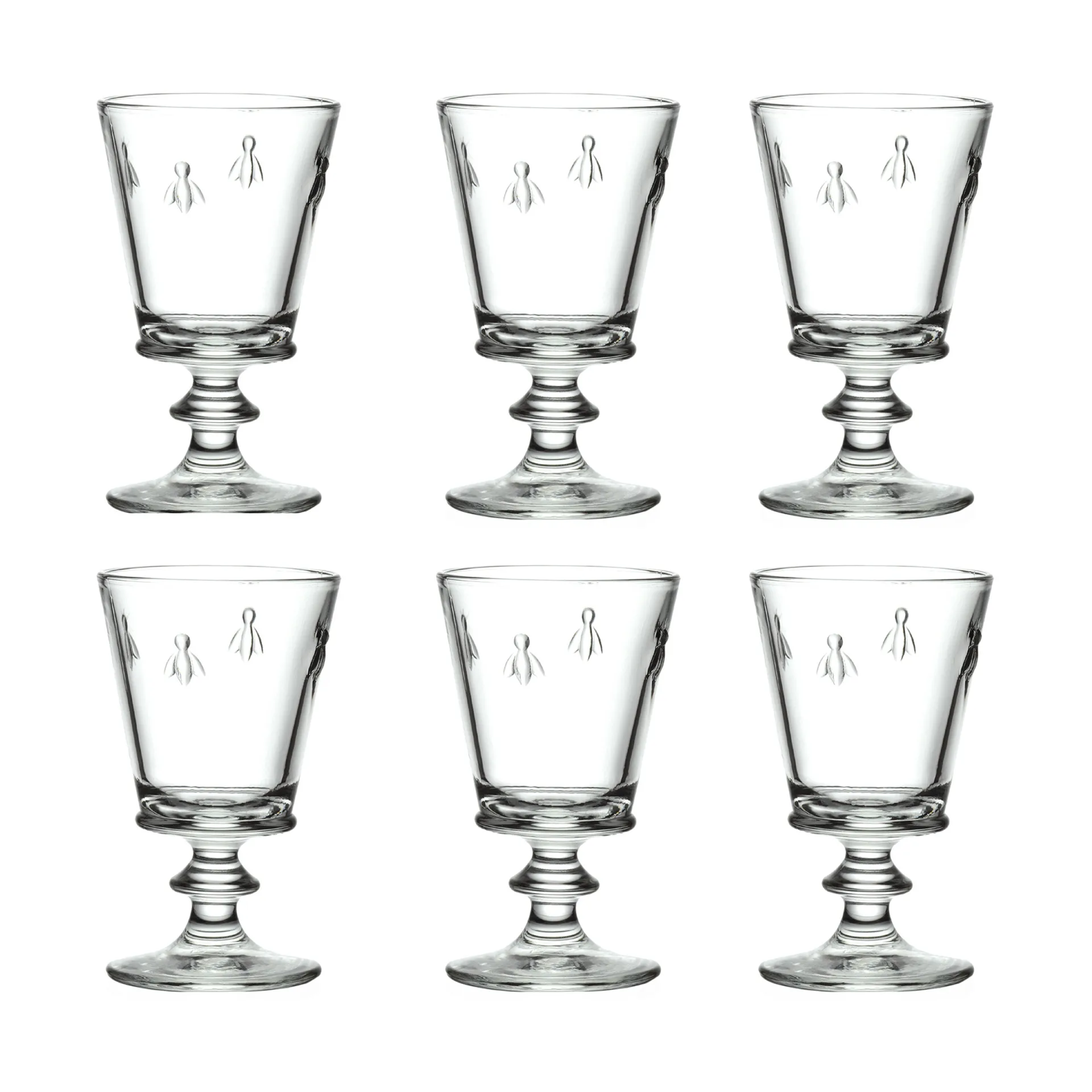 Abeille ワイングラス 24 cl 6本, Clear La Rochère