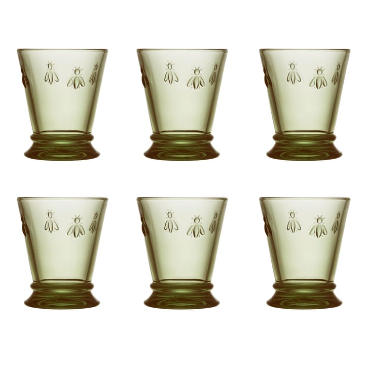 Abeille ウォーターグラス 26 cl 6本 - Olive green - La Rochère