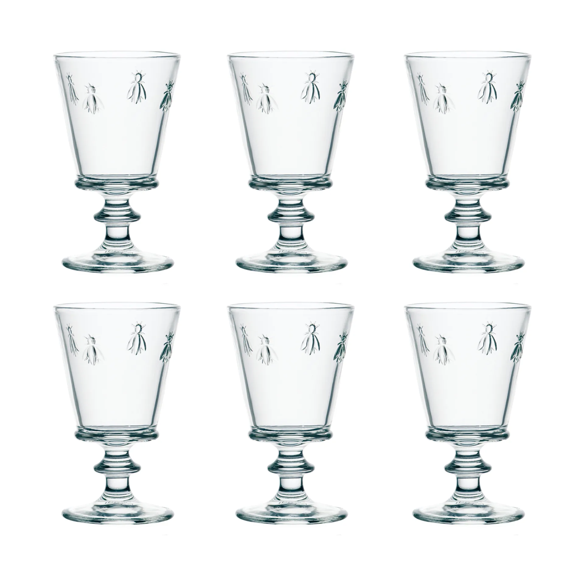 Abeille ワイングラス 35 cl 6本, Clear La Rochère