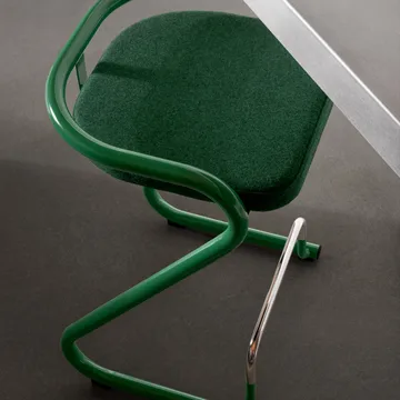 S70-3 バースツール - Elmo Nordic leather Cognac–chrome frame - Lammhults | ラムホルツ