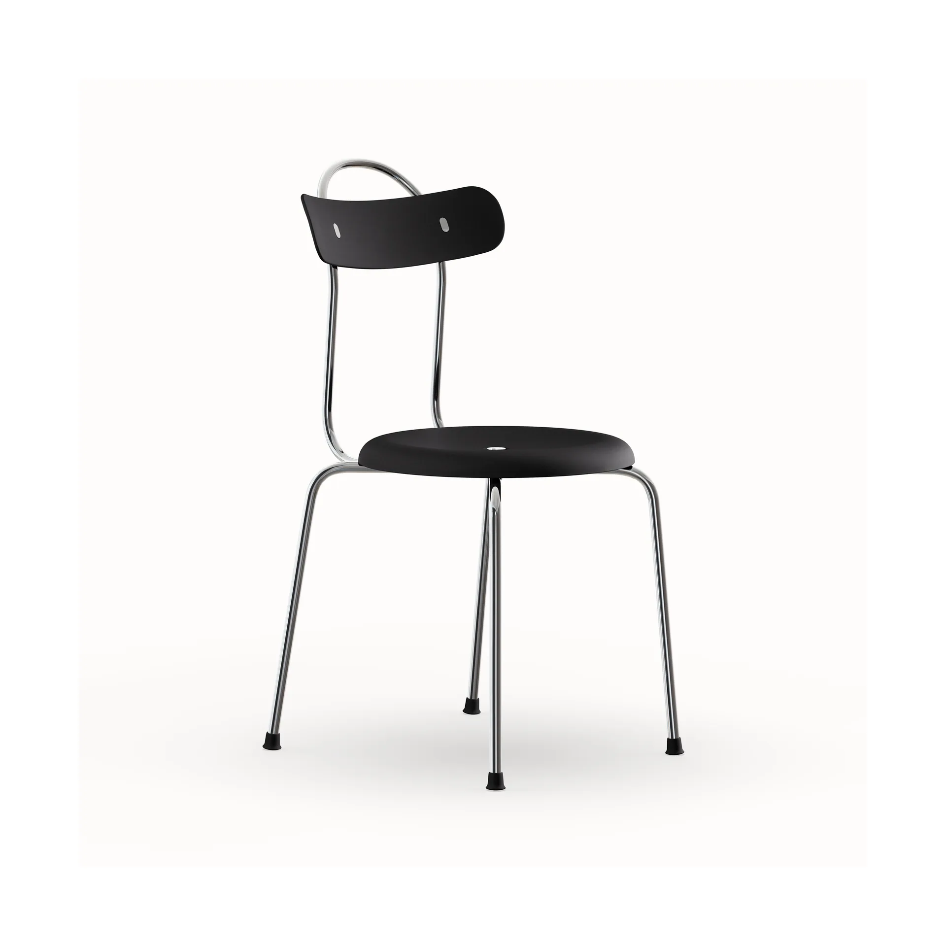 Stool Plus チェア, Black-chromed frame Lammhults | ラムホルツ