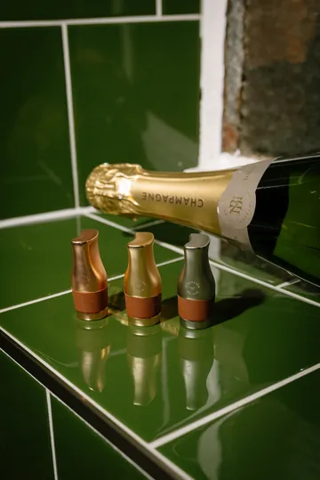 L’Atelier du Vin Le Trio ボトルストッパー - Rose, silver and gold (matte) - L'Atelier du Vin