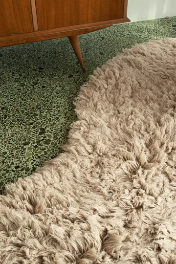 シャギーラグ 180x270 cm - Oatmeal - Layered