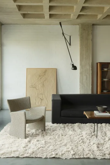 シャギーラグ 180x270 cm - Off White - Layered